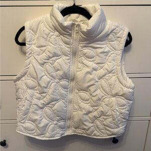 Dry Goods White Quilted Vest